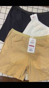 Quần váy bảo hộ/ quần lót dạng đùi Nalisa 1177 cotton đơn giản đính nơ