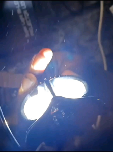 Lampu Tembak Owl Full CNC Motor Mobil Yellow&White