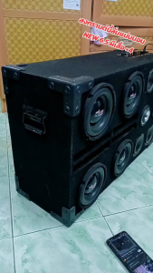 ลำโพงบลูทูธ ชุด เบสx4ดอก6.5 สายเถื่อนบ้าพลัง มั่นใจไหวทุกป่า