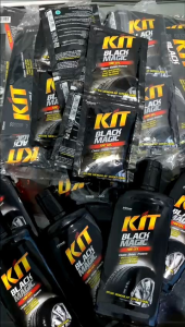 KIT Black Magic Tire Gel sachet 32mL 12pcs Pembersih Pengkilap Penghitam Semir Ban ( DAPAT 2PACK )
