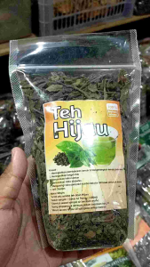 Teh hijau original - green tea - teh herbal - kemasan standing pouch - 100 gram