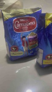 นมผงคาร์เนชั่น 1+ รสจืด รสวนิลา รสน้ำผึ้ง 850 กรัม:(ยกลัง 12 ถุง อายุยาว)