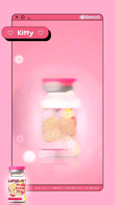 New Flamie By Kitty Kawaii คอนแทคเลนส์ รุ่นใหญ่ สีเทา/ตาล Gray/Brown ค่าสายตาปกติ 0.00 เปลี่ยนแทนทุกเดือน