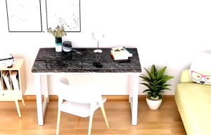 H1197 Wallpaper Stiker Dinding 60*300CM / Wallpaper Dapur Marmer /Stiker Marble Anti Minyak