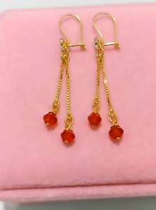 ANTING JURAI DEWASA PERAK 925 ASLI LAPIS EMAS