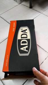 รองเท้า ADDA สวมใส่สบาย พื้นนิ่ม ทน รูปทรงทันสมัย สวมดำ สวมดำ สวมดำ