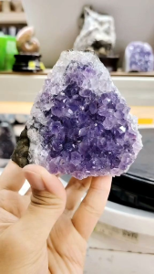 Natural High Grade Uruguay Amethyst Druse Ornament A20
