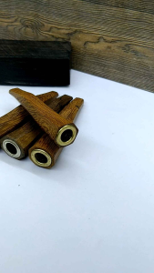 Once pipa cangklong kayu kelor Jawa model segi delapan 7cm C282