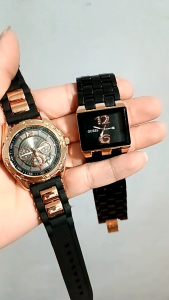 BEST SELLER --JAM TANGAN WANITA DEWASA BELI 1 KIRIM 2 ANTI AIT FASHION WARNA BISA DI PILH GAK MAU SESUAI DI FOTO BISA