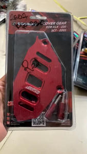 Cover Gear Tutup Gir Pelindung Gir Scarlet Racing KLX 230 2203 CNC