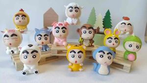 Mô hình Shin Cậu bé bút chì Nohara Shinnosuke - Crayon Shinchan Cosplay 12 con giáp tí sửu dần thỏ thìn tị ngọ mùi thân