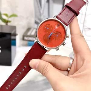 ĐỒNG HỒ NAM CHÍNH HÃNG Movado 3640102 Face Chronograph Quartz Red