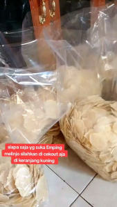 PAKET 10KG & 20KG KRIPIK EMPING MELINJO MENTAH KHAS MENES