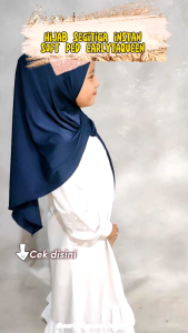 earlytaQuen hijab segitiga instan non pad spandex Jersey premium