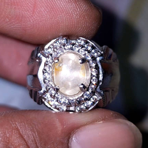 natural yellow sapphire star ceylon safir srilanka no treatment BODY GLASS