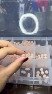 Combo 3v Bi Silicone Y Tế ( Tròn 8mm ) - Dùng Găm Bi