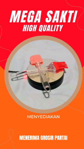 (ISI 1 PCS) SOLED DAN KUAS  SILIKON 1 SET / KUAS BARBEQUE / KUAS ROTI / SOLED SILIKON / SOLED ADONAN / KUAS SILIKON