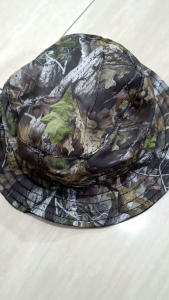 Topi rimba camo motif daun 05