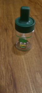 Tempat Bumbu Kaca Isi 250 ml (SABLON) Keroppi