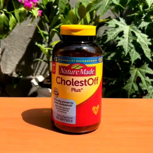 Nature Made Cholestoff Plus 210 viên - Viên Uống Giảm Mỡ Máu hàng Mỹ.