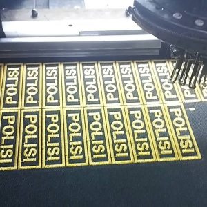 Bet Bordir Polisi Sabhara Anak: 10 Set Bet Bordir Polisi