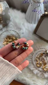 Kinda.you ~ zelle loop ~ 🌈 ต่างหูกลมสีรุ้ง