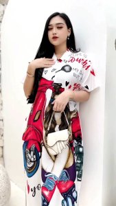 daster wanita terbaru kerah busui baju terbaru kekinian ld 120cm adem