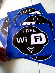 Spanduk Free Wifi