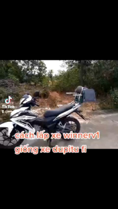 BAGA phượt lắp xe Winer v1 tặng kèm xốp bọc gác tay khi mua bộ có gác tay