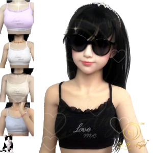 Sis & Angel Double Layer Bra Girl Kid Thin Bra 8-12yo Underwear Cotton Cute Baju Dalam Budak Perempuan Sekolah - S005