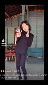 Setelan anak manset&legging ANAK TANGGUNG usia 9th-15th size XL-XXL (harga sudah 1 Set) bisa COD