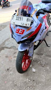 BISA COD Sticker Decal striping Full body cbr 150r 2021 sticker motif GRESSINI RACING decal cbr 150r motif Marquez racing variasi