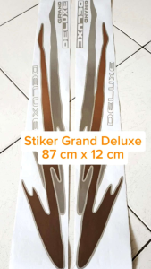 Stiker Mobil Isuzu Panther Grand Deluxe 2.3 2.5 - Sepasang Kiri Kanan - Satu Set