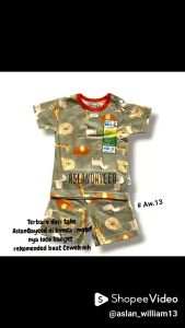 3 stel spesial edition stelan anak pendek anak cewek stelan anak wanita stelan kuda poni piyama anak wanita piyama SNI terlaris viral anti bakteri nyaman aman