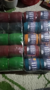senar gelasan layangan bonit jr1000 yard full JR gemuk harga ECER 1 pcs senar buat aduan varian merek mix random acak