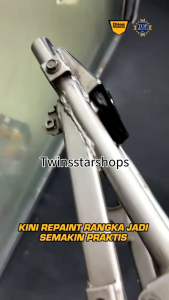 Diton chassis Black Anti Rust Coating 1k Pelapis Karat Untuk Rangka Motor Dan Swing Arm Semi Doff 400ML