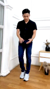 Celana Jeans Pria Jeans Standar Jeans Pria Celana Panjang Pria Celana Pria Celana Pensil Bahan Melar Celana Panjang Jeans Stretch Premium
