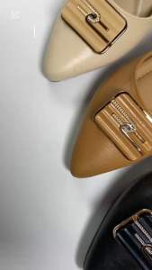 Futto.chic sepatu flat mules wanita cantik slip-on felisya GA01