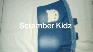 Overall Jeans Anak Karakter Hello Kitty