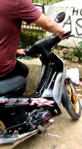 KNALPOT FIZR STANDAR RACING FULL CHROME