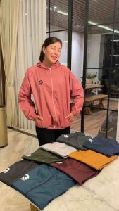 Oct.Mightyup - Jaket Olahraga Parasut Polos Pria/Wanita  Sauna Suit Jogging Lari Bersepeda Despo Gym Fitnes Senam sauna suit