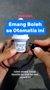 fiting lampu otomatis siang malam