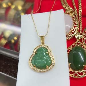 Jade Pendant with Chain