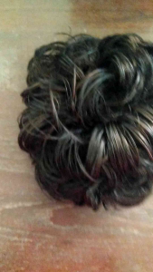 แฮร์พีช ที่ครอบที่รัดผม ผมปลอม U3 สีน้ำตาลทองแดง มีที่เสียบ