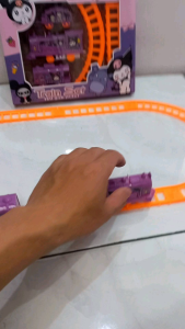 Mainan Kereta Kuromi Rel Train Track Set no 867-8