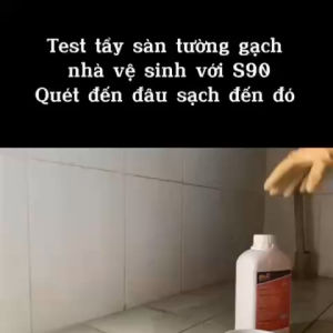 Tẩy Xi Măng Vệ Sinh Sàn Gạch Tẩy Rêu Mốc Làm Sạch Thiết Bị Men Xứ Nhà Tắm Nhà Vệ Sinh S90 DR.C