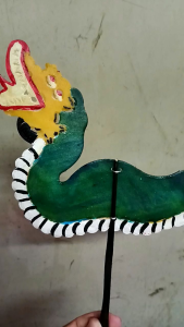 Wayang kidangan ular - wayang bentuk ular - wayang mainan Jogja