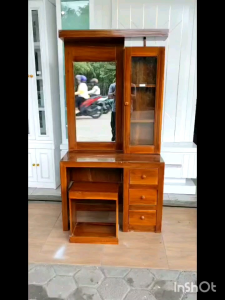 Meja Rias Minimalis Jati/trinityjayafurniture