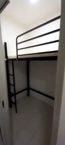 Helper loft bed customize Singapore/bomb shelter/utility room loft bed +mattress customize