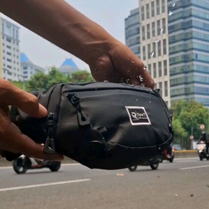 Tas Selempang Pria Waistbag Premium Quality Bahan Bimo Waterproof Tas Pinggang Terbaru